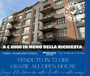 OPEN HOUSE VENDUTA TORINO
